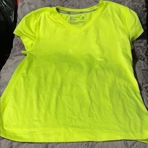 Neon green shirt